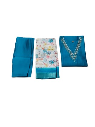 Elegant Chanderi Silk Saree Handcrafted Indian Traditional Wear