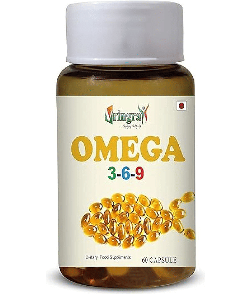 Vringra Fish Omega - Omega Fatty Acids Capsule ( Pack of 1 )