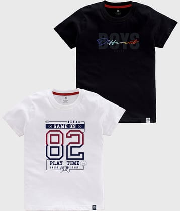 CODEZ Pack of 1 Boys Cotton T-Shirt ( Multicolor )