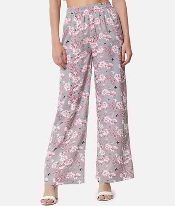 ALL WAYS YOU Multicolor Crepe Straight Women's Palazzos ( Pack of 1 )