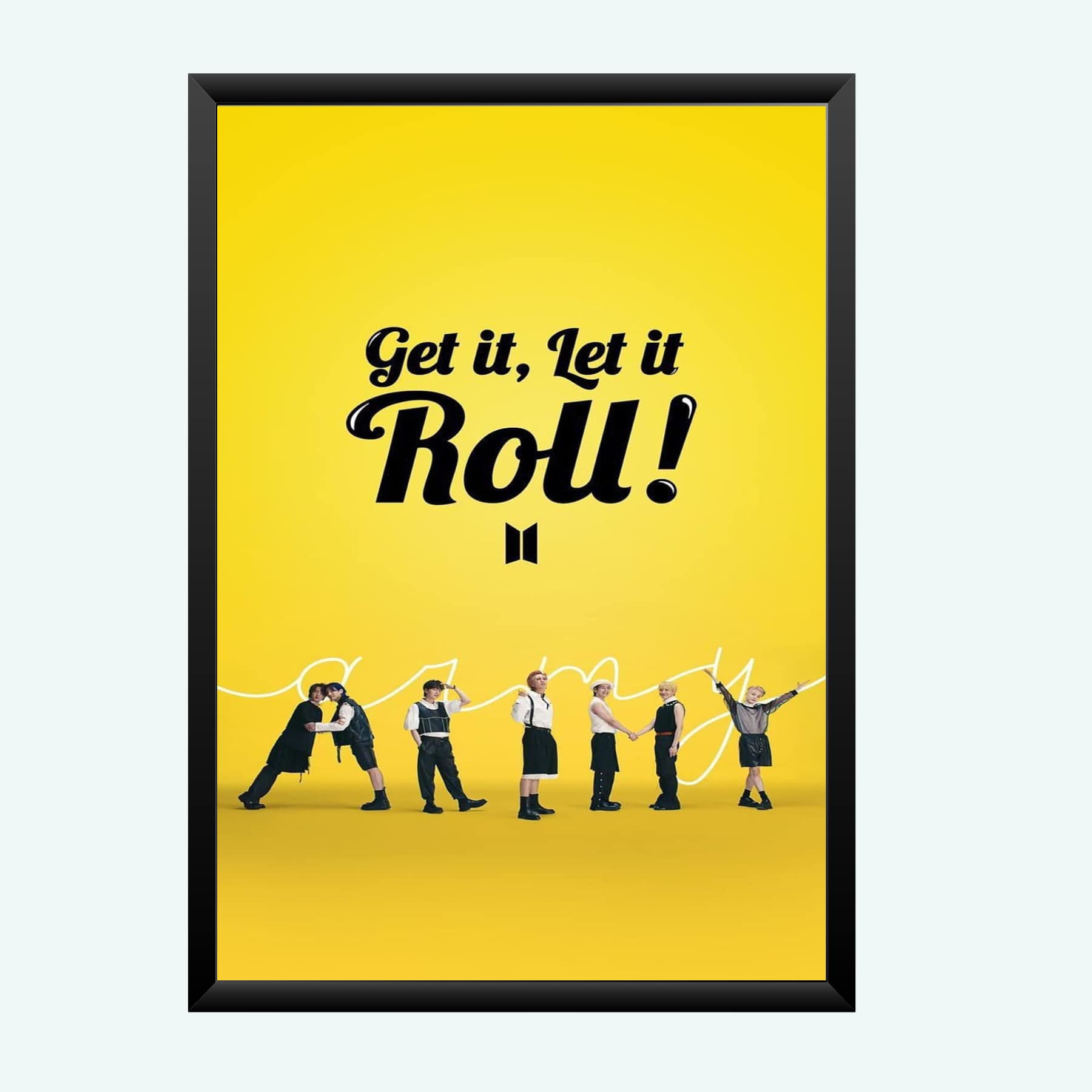 Nokkes Bts Army Bangtan Boy V suga J-Hope Jungkook Jin Jimin Rm 8X12 Inch Size Photo Frame Photo Home Office_bts2_81