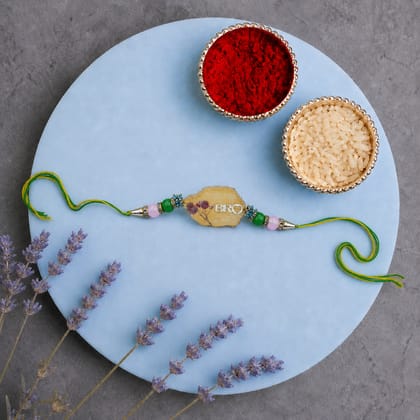 BRO Resin Floral Designer Rakhi