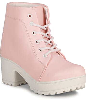 Ishransh - White Women's Ankle Length Boots