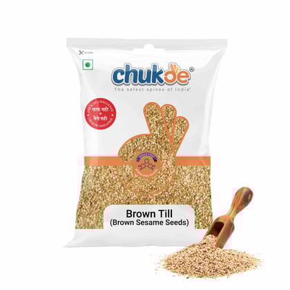 Chuk De Brown Til / Brown Sesame Seeds, 100gm