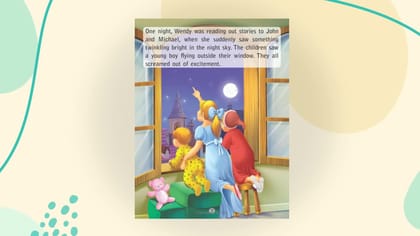Peter Pan Illustrated Story Book for Children Age 2-6 years, 32 Pages - World Famous Tales Stories [Paperback] Dreamland Publications