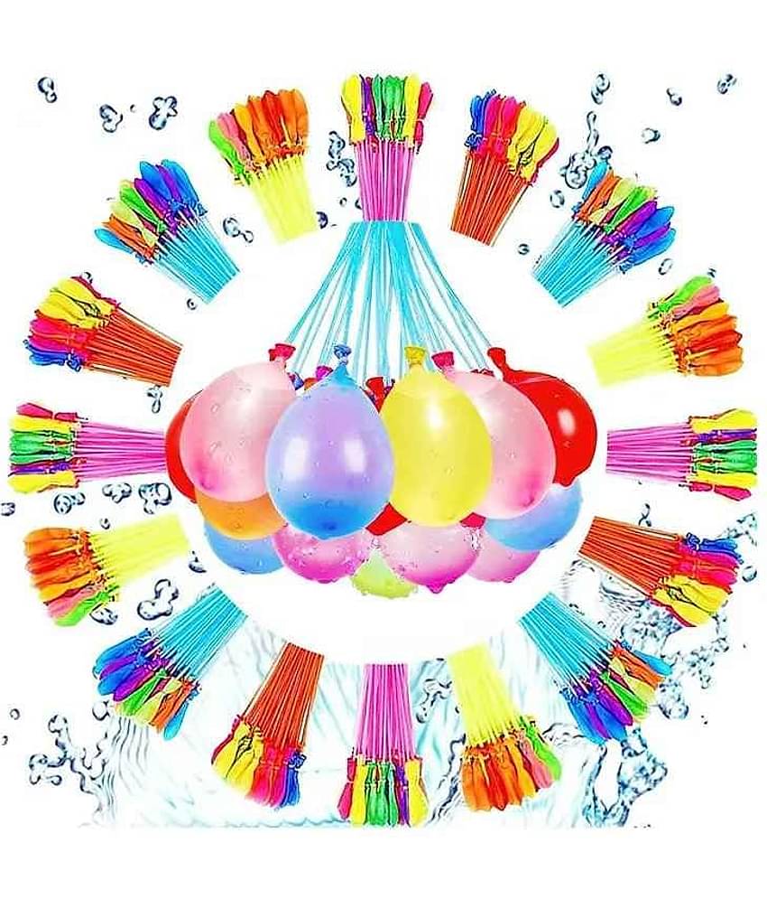 KP2® Water Balloons Holi for Kids Boys and Girls, Three Bunches Balloons – Games Swimming Pool Outdoor Fun Magic Water Balloons (222 Balloons)