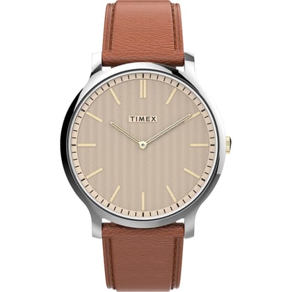 Timex Cream Dial Analog Men Watch - TW2V28200-Cream