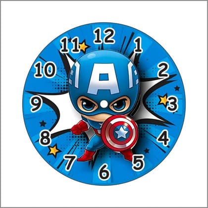 THE MAGICAL GIFTS Wall Clock for Kids and Decor | Room| Home | Office |Living Room | Return Gift | Birthday Gift for Boys and Girls MBG C35 8