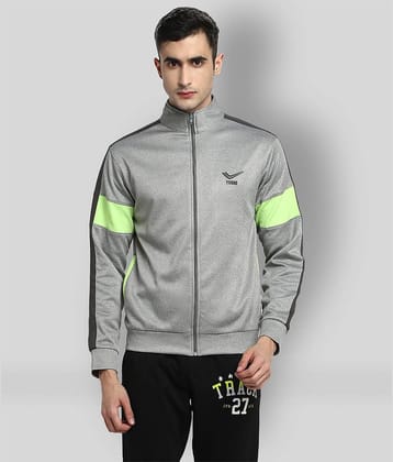 YUUKI Grey Polyester Jacket