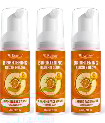 KURAIY Facial Cleanser Face Washing Remove Blackhead Face wash pack of 3