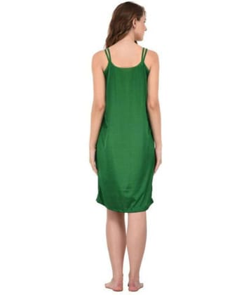 You Forever Satin Nighty & Night Gowns - Purple & Green Pack of 2