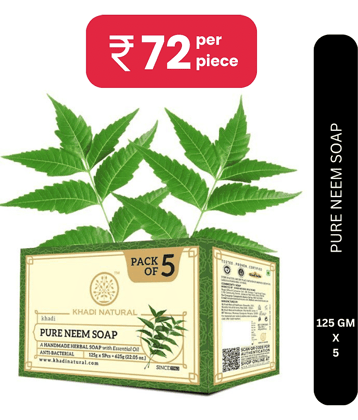 khadi natural Freshness Soap for All Skin Type ( Pack of 5 )