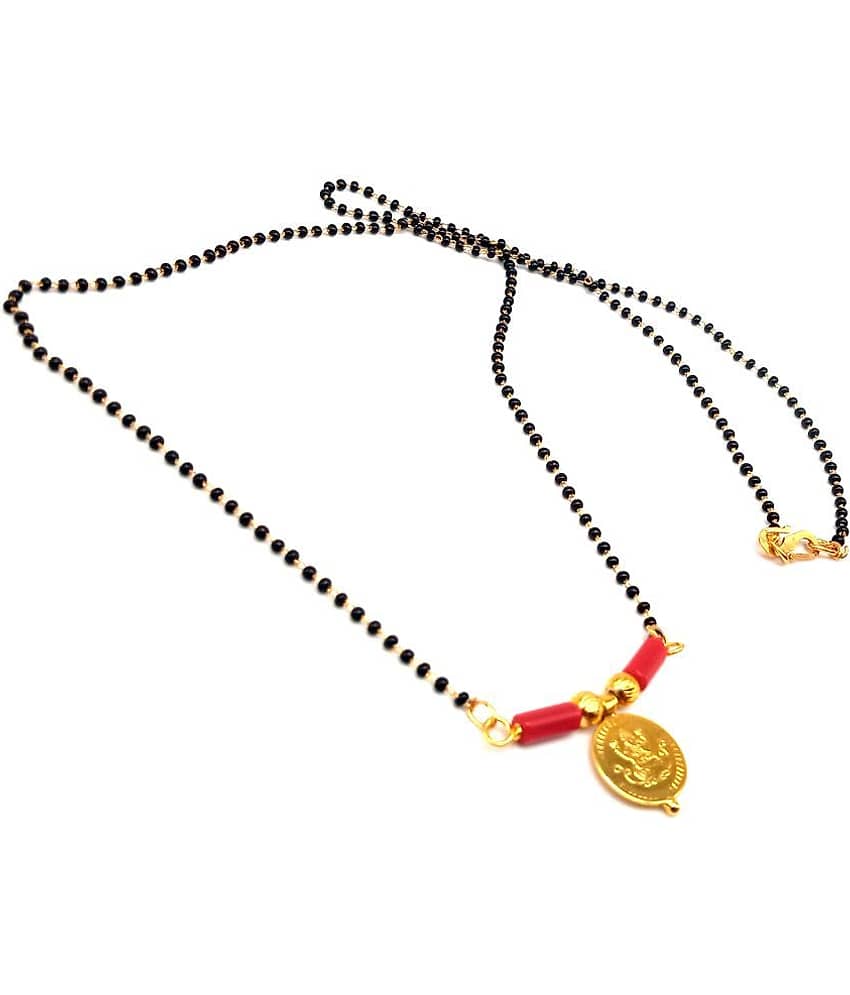 JIPPA - Golden Mangalsutra ( Pack of 1 )