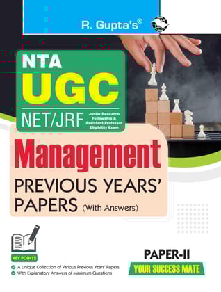 NTA-UGC-NET/JRF: MANAGEMENT (PAPER-II) Previous Years' Papers (With Answers) [Paperback] [Sep 22, 2025] RPH Editorial Board