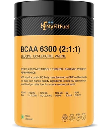 MyFitFuel BCAA 6300 2:1:1, Leucine, Isoleucine & Valine 400 gm