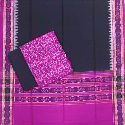Sambalpuri Cotton Dress Set (Pink)