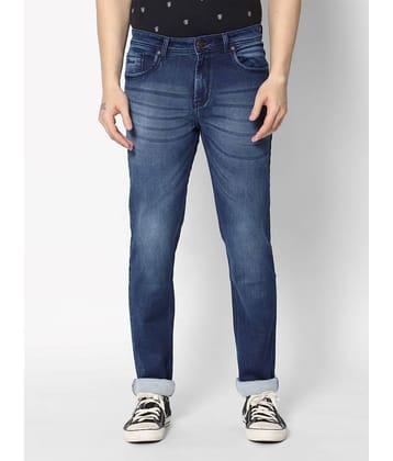HJ HASASI - Dark Blue Cotton Regular Fit Men's Jeans ( Pack of 1 )