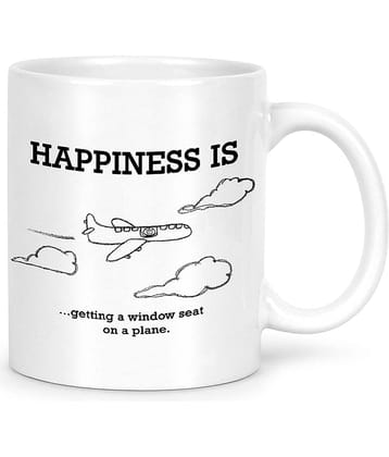 Idream Quote Printed Ceramic Coffee Mug 1 Pcs 330 mL