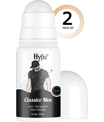HYFIC Classic Men's Underarm Roll-On Combo PACK OF 2