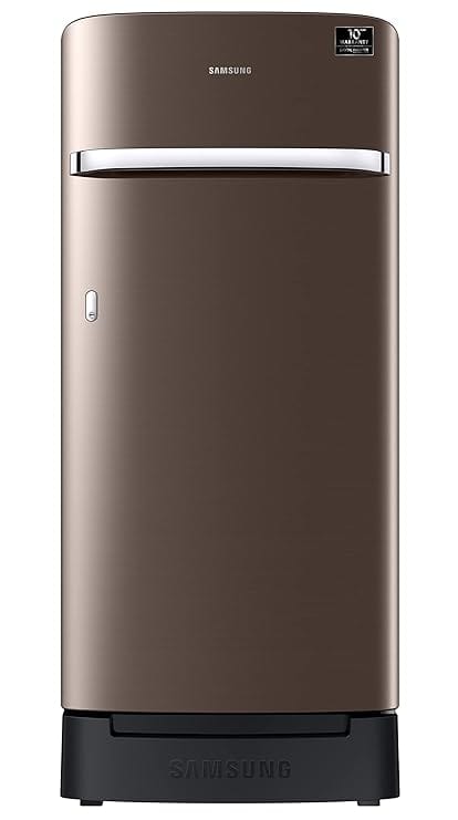 Samsung 189L 5 Star Inverter Direct-Cool Single Door Refrigerator Appliance (RR21C2H25DX/HL,Luxe Brown) Base Stand Drawer 2023 Model Samsung 189L 5 Star Inverter Direct-Cool Single Door Refrigerator Appliance (RR21C2H25DX/HL,Luxe Brown) Base Stand Drawer