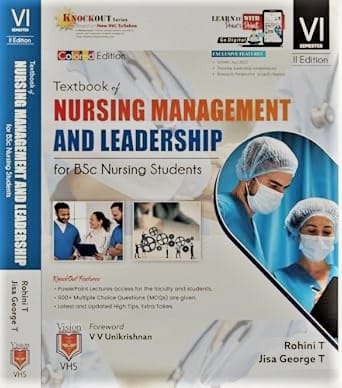 Textbook of Nursing Management And Leadership for B.Sc ( Sem- V )