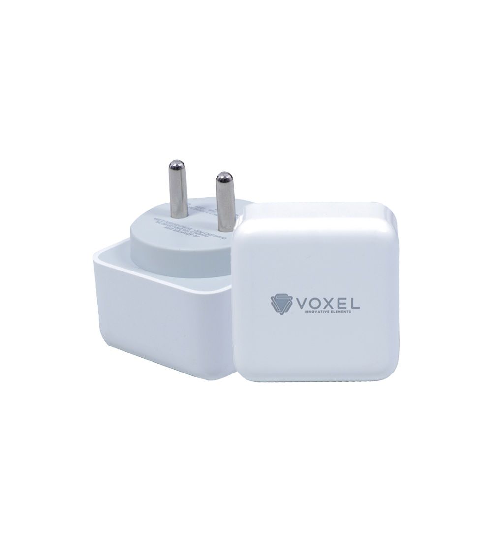 VOXEL 25 Watt C Port PD Charger AB Plastic (White)