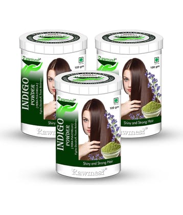 rawmest Natural Indigo Powder Hair Scalp Treatment 300 g Pack of 3