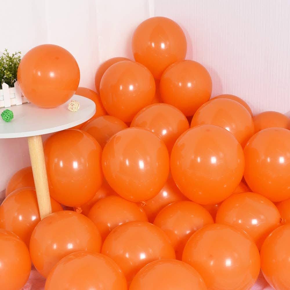 8" Orange Latex Balloon - 20ct - Party and Festive Needs | Buy online on ZillyBuy