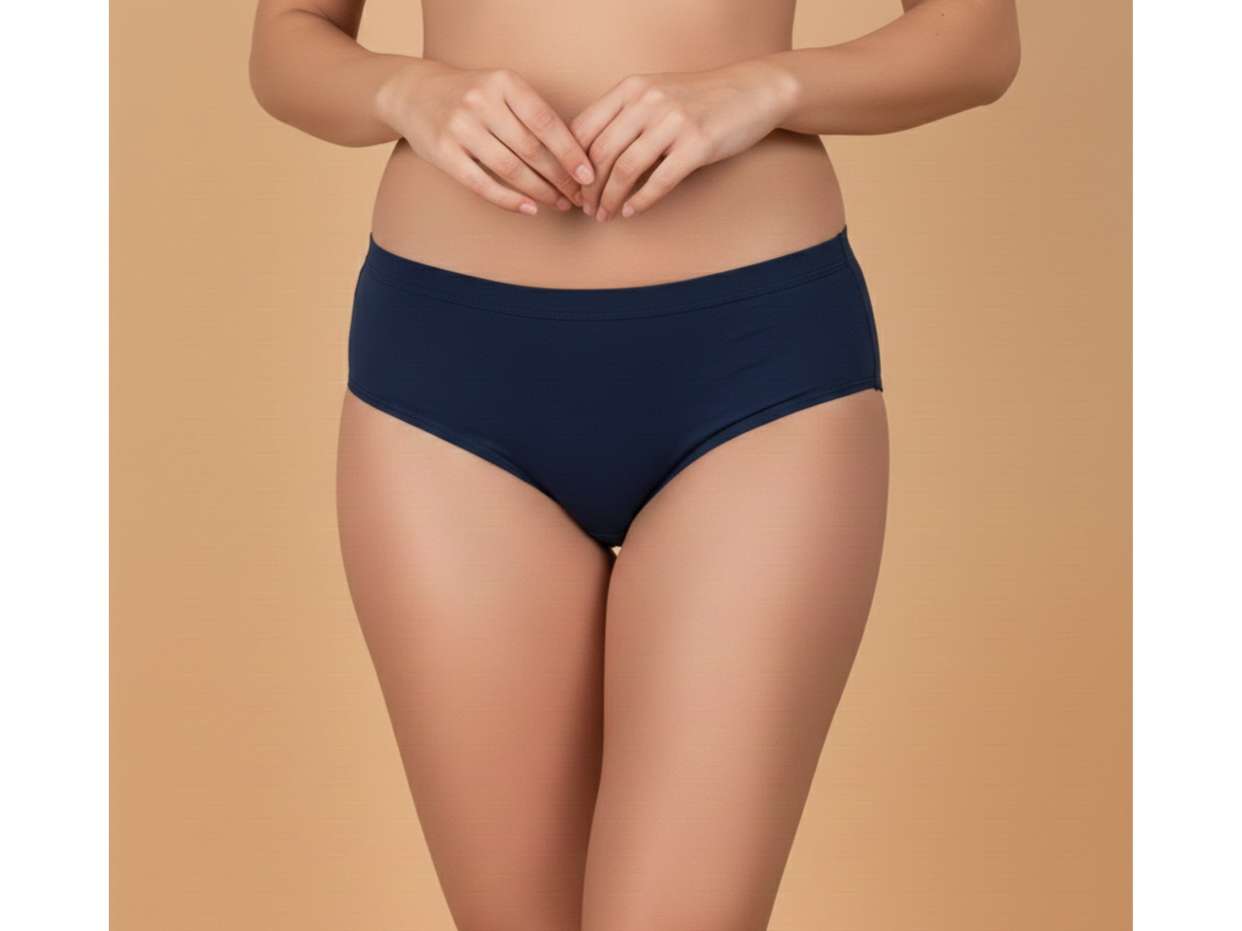 Stud & Gracy Soft setin concealed elsastic Panty Blue - S - 30