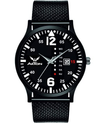 Axton AXT004 Black Strap Silicon Analog Men's Watch