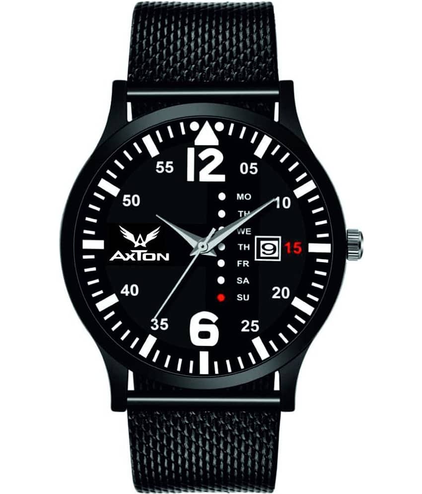Axton AXT004 Black Strap Silicon Analog Men's Watch