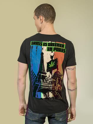 Punk Black PARIS T-Shirt-M / Black / PARIS