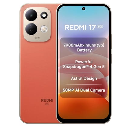 REDMI 17 5G 6 GB + 128 GB Eternal Orange