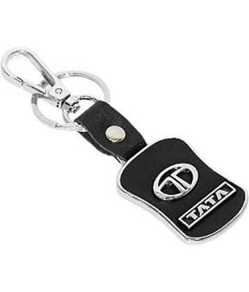 TATA Leather Metal Hook Locking Key Chain