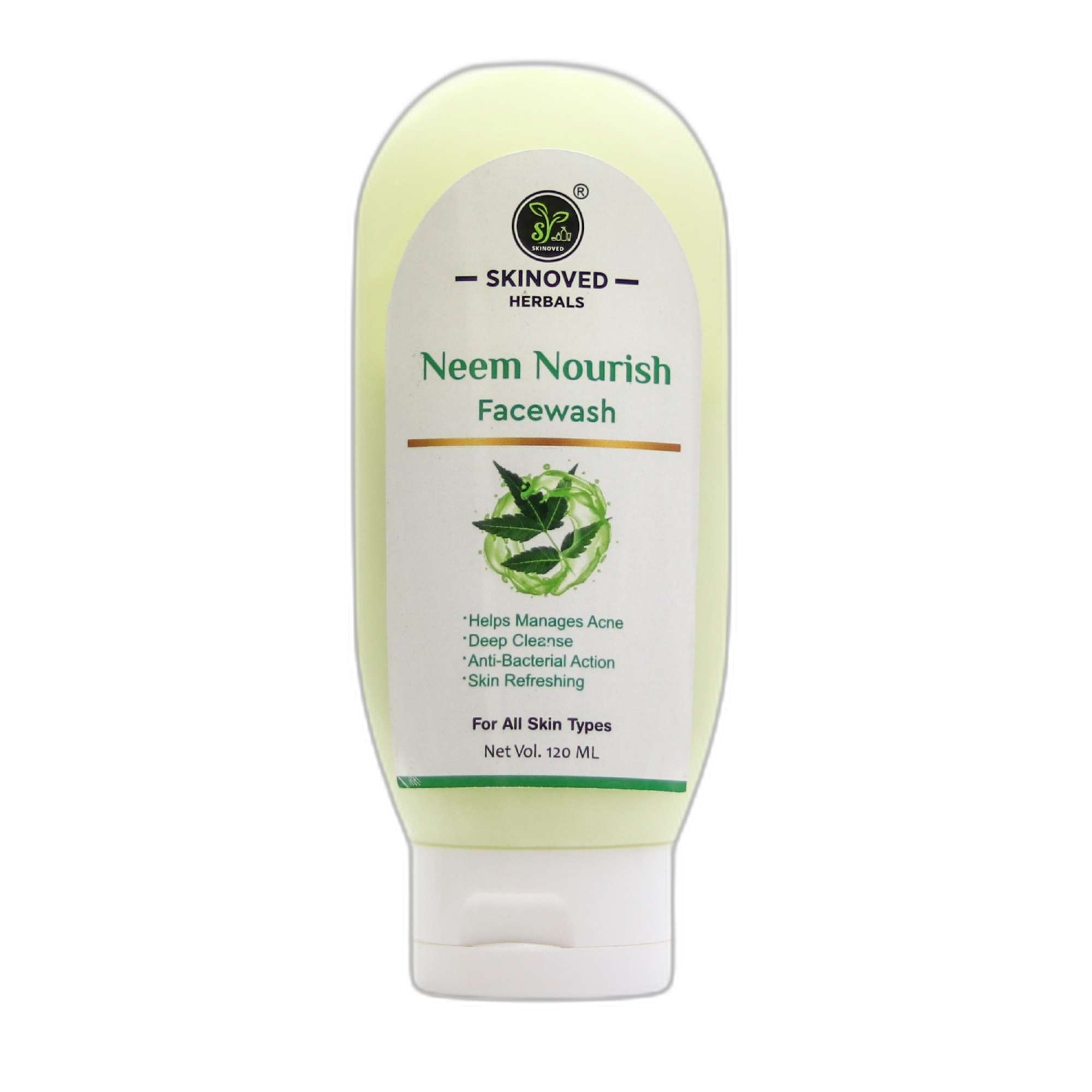 Skinoved Herbals Neem Nourish Face Wash 120 Ml