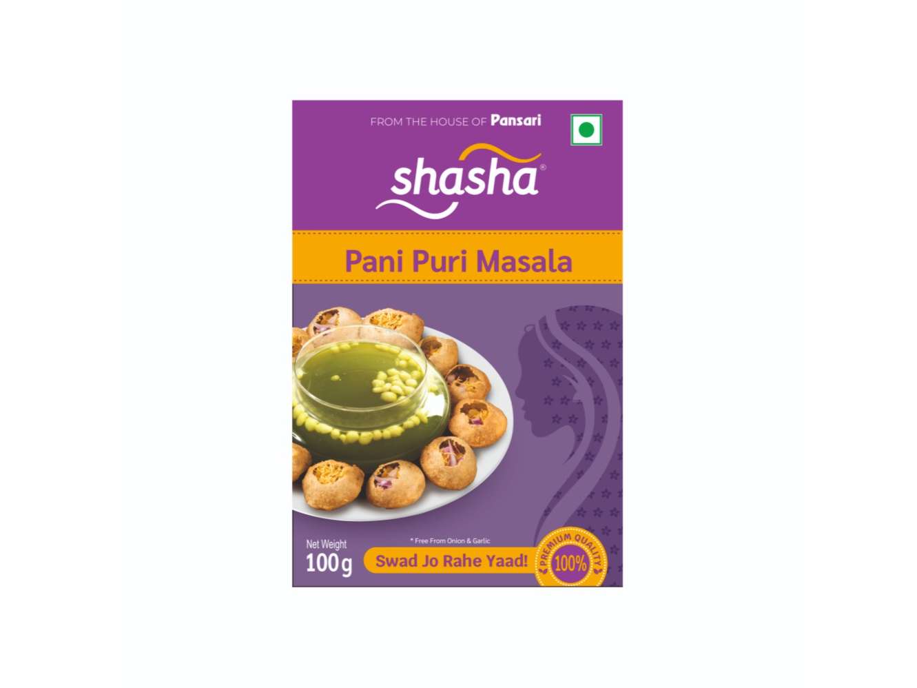 Shasha Pani Puri Masala - 100gm