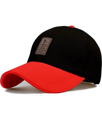 Bolax Pack of 1 Cotton Men's Cap ( Black )