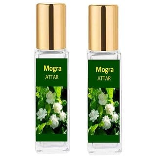(Pack of 2) SnapSnop Pure Mogra Attar 10ml for Pooja Rituals, Spiritual Worship and Personal Use Ittar