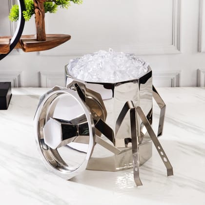 Hexagonal Ice Bucket-SILVER