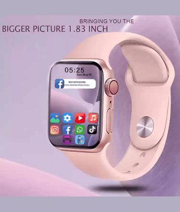 Premium Quality Bluetooth Calling Touchscreen Wireless Charging with Fitness Health Sports Music