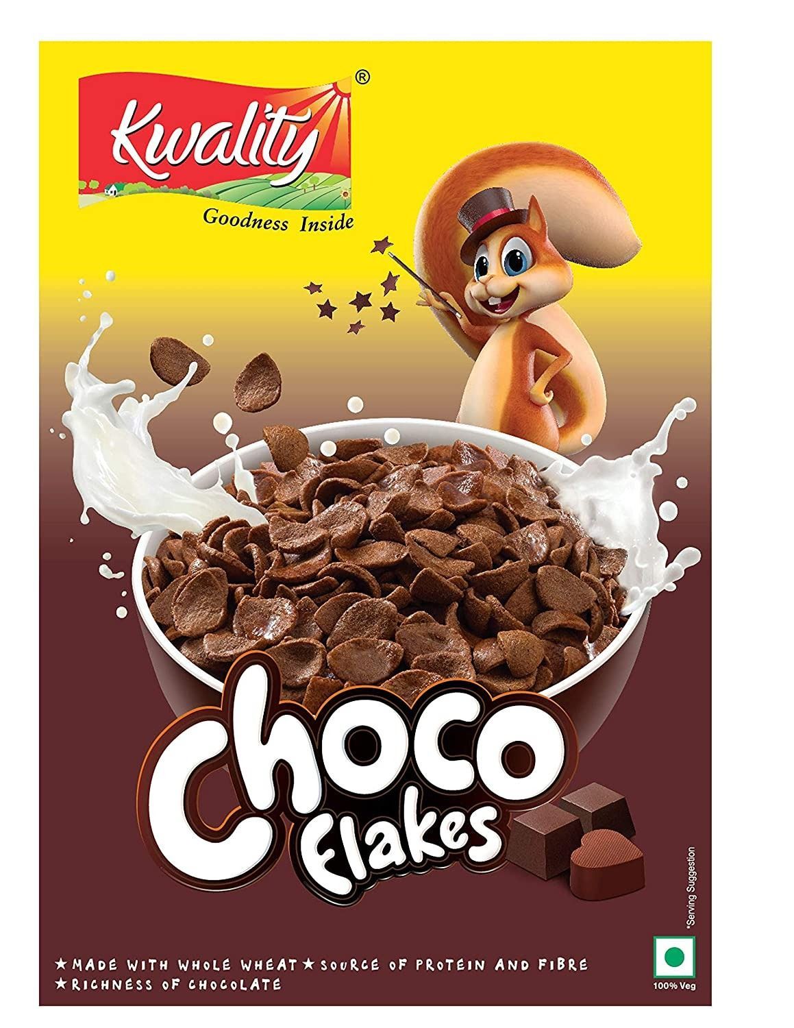 Kwality Choco Flakes, 375 gm, Pack of 2