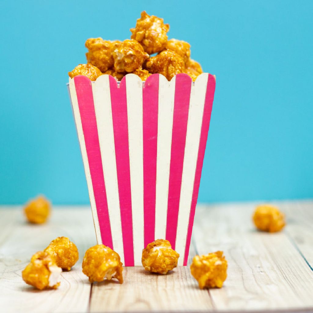 Striped Popcorn Holders Pink - 10PC - Party and Festive Needs | Buy online on ZillyBuy