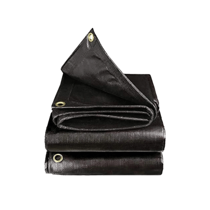 Agribegri Black HDPE Tarpaulin 175 GSM  24  x 30 FT Pack of 5 - 37500 gm