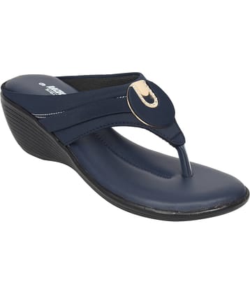 Racecourse - Blue Women's Slip On Heels