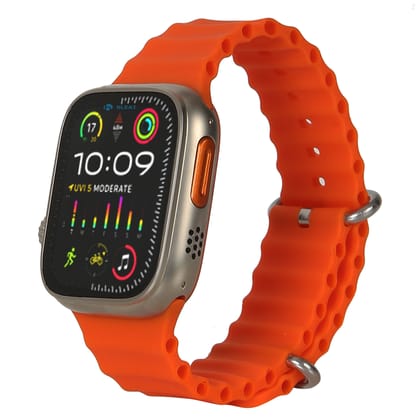 S8 ULTRA Smart Watch – 1.99" AMOLED Display, Titanium Case, BT Calling, Fitness & Health Tracker (Orange Strap) S8 ULTRA Smart Watch – 1.99" AMOLED Display, Titanium Case, BT Calling, Fitness & Health Tracker (Orange Strap) - Default Title