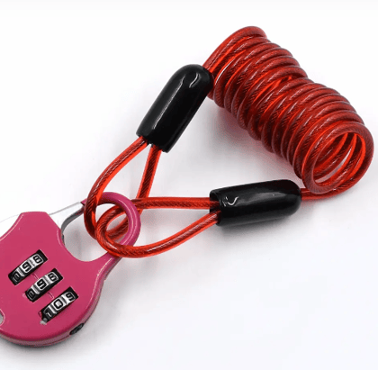 3-Digit Travel Combination Lock of Zinc Alloy, Small Safe Combination Padlock Resettable Number Lock Small Colorful Code Locks for Lockers Suitcases Luggage With Safety Lanyard Spring Coil Wire Disc Brake Lock Reminder Cable 3-Digit Travel Combination Lock of Zinc Alloy, Small Safe Combination Padlock Resettable Number Lock Small Colorful Code Locks for Lockers Suitcases Luggage With Safety Lanyard Spring Coil Wire Disc Brake Lock Reminder Cable