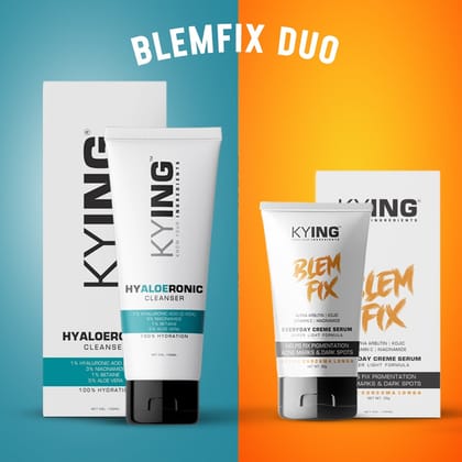 KYING Blemfix Duo : Hyaloeronic Face Cleanser 100ml, Blemfix 30g