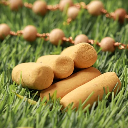 Giri Srichurnam - 5 Pcs | Thiruman | Namakatti | Holy Stick for Tilak Mango Orange Color