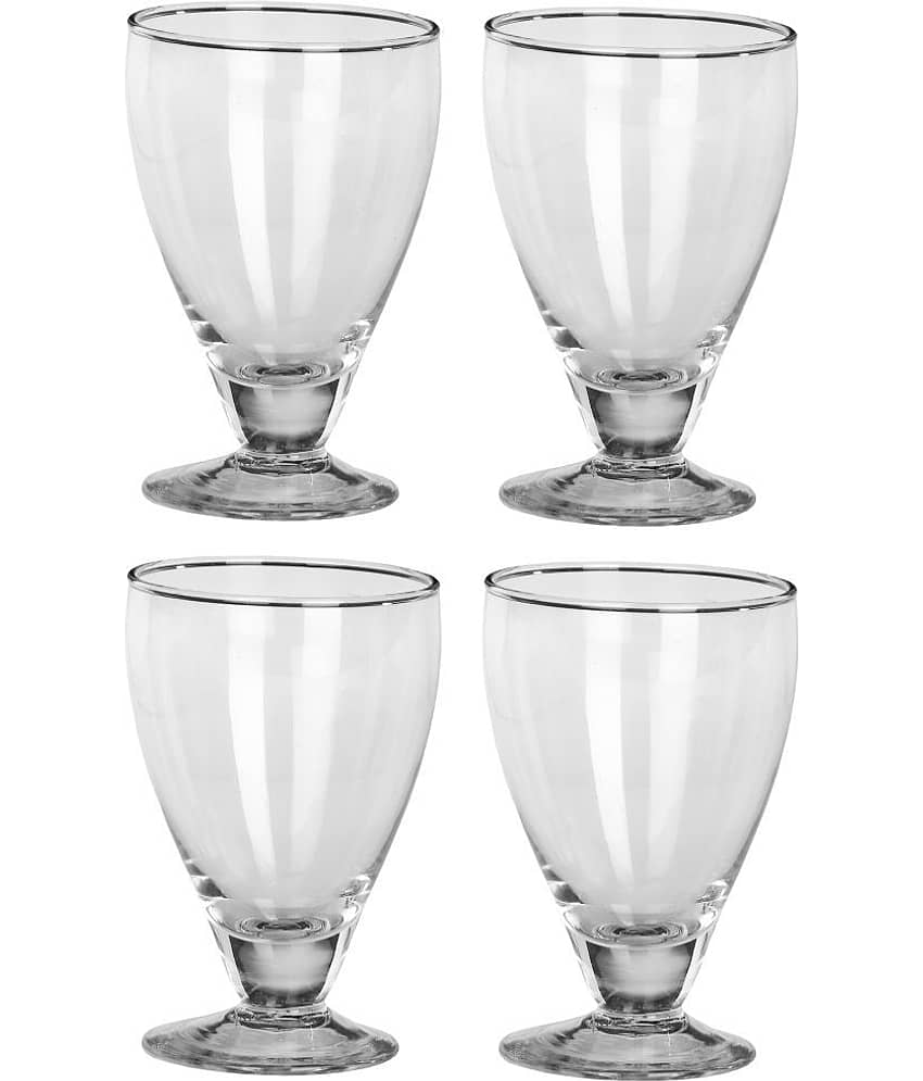 Afast Glass Wine Glasses, Clear, Pack Of 4, 300 ml
