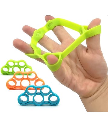 Finger Exerciser, Hand Strengthener for Carpal Tunnel Relief, Grip Strength Trainer, Silicone Finger Gripper, Hand Grip Strengthener, Forearm Grip Workout, Finger Stretcher